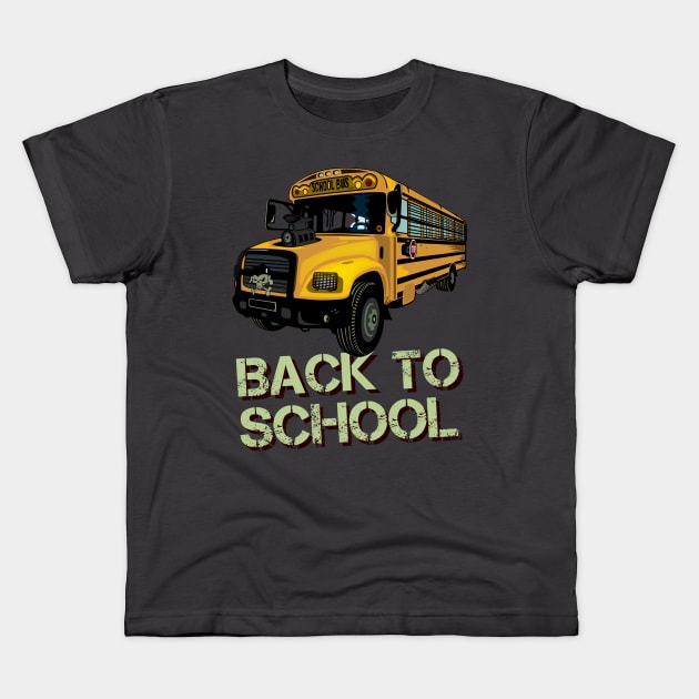 Back to school Kids T-Shirt by mangulica